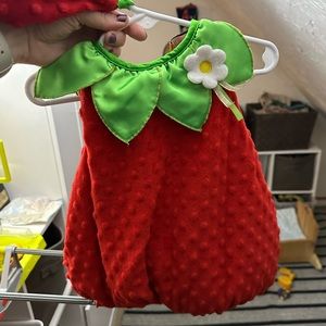 Strawberry costume with hat